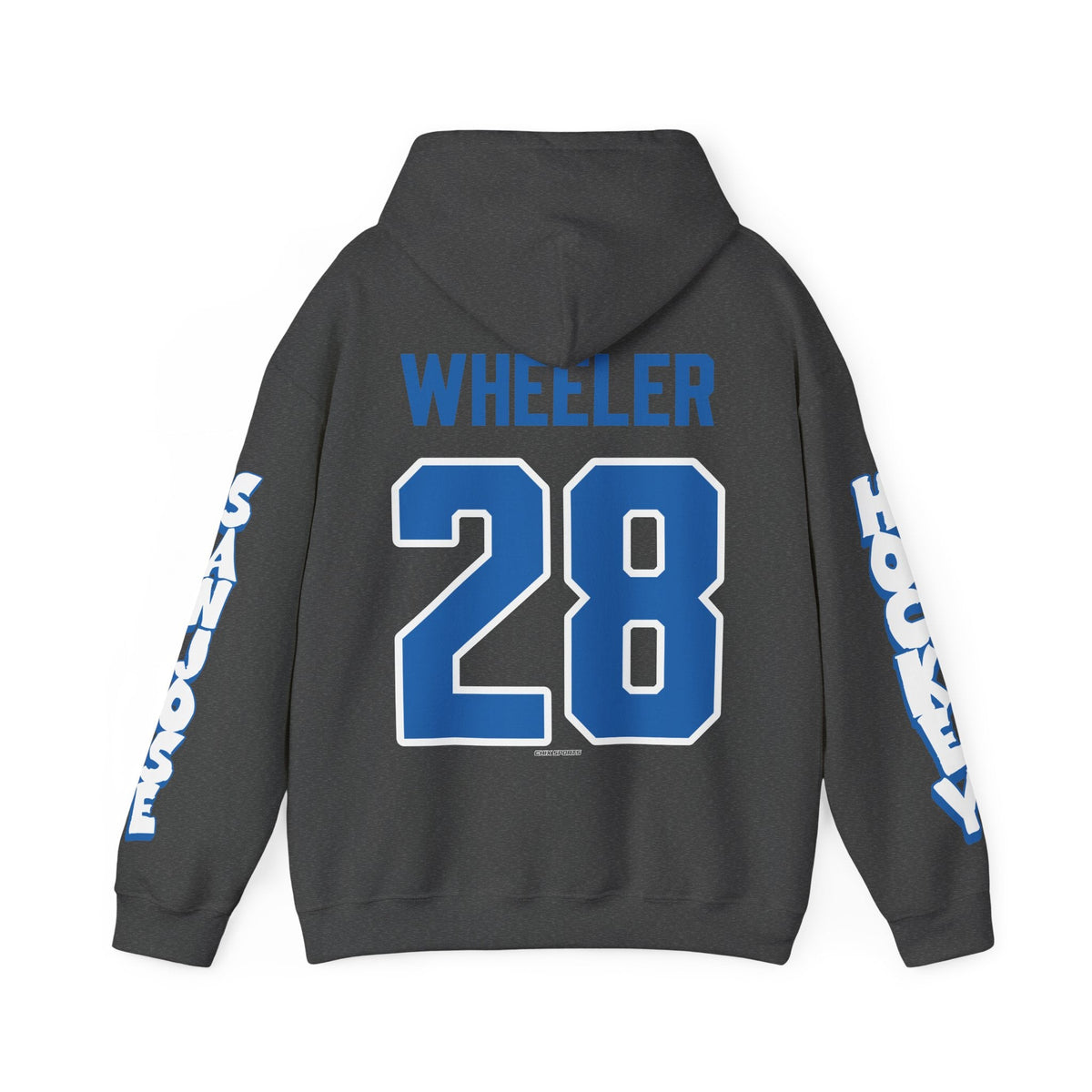 Maddi Wheeler San Jose Women's Hockey Unisex Hoodie in Dark Heather | Chix Sports