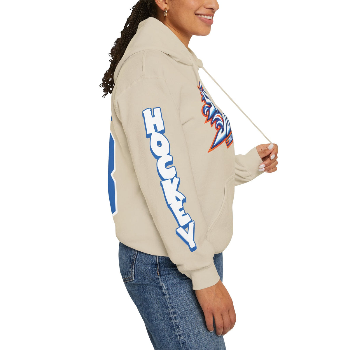 Maddi Wheeler San Jose Women's Hockey Unisex Hoodie in Royal | Chix Sports