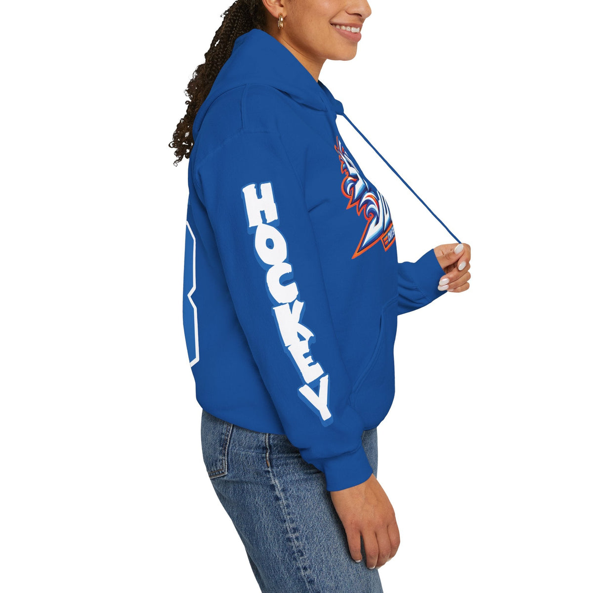 Maddi Wheeler San Jose Women's Hockey Unisex Hoodie in Royal | Chix Sports