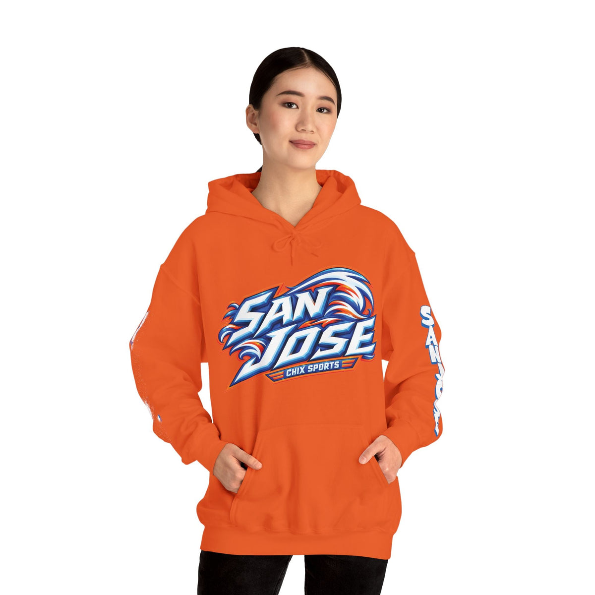 Maddi Wheeler San Jose Women's Hockey Unisex Hoodie in Royal | Chix Sports