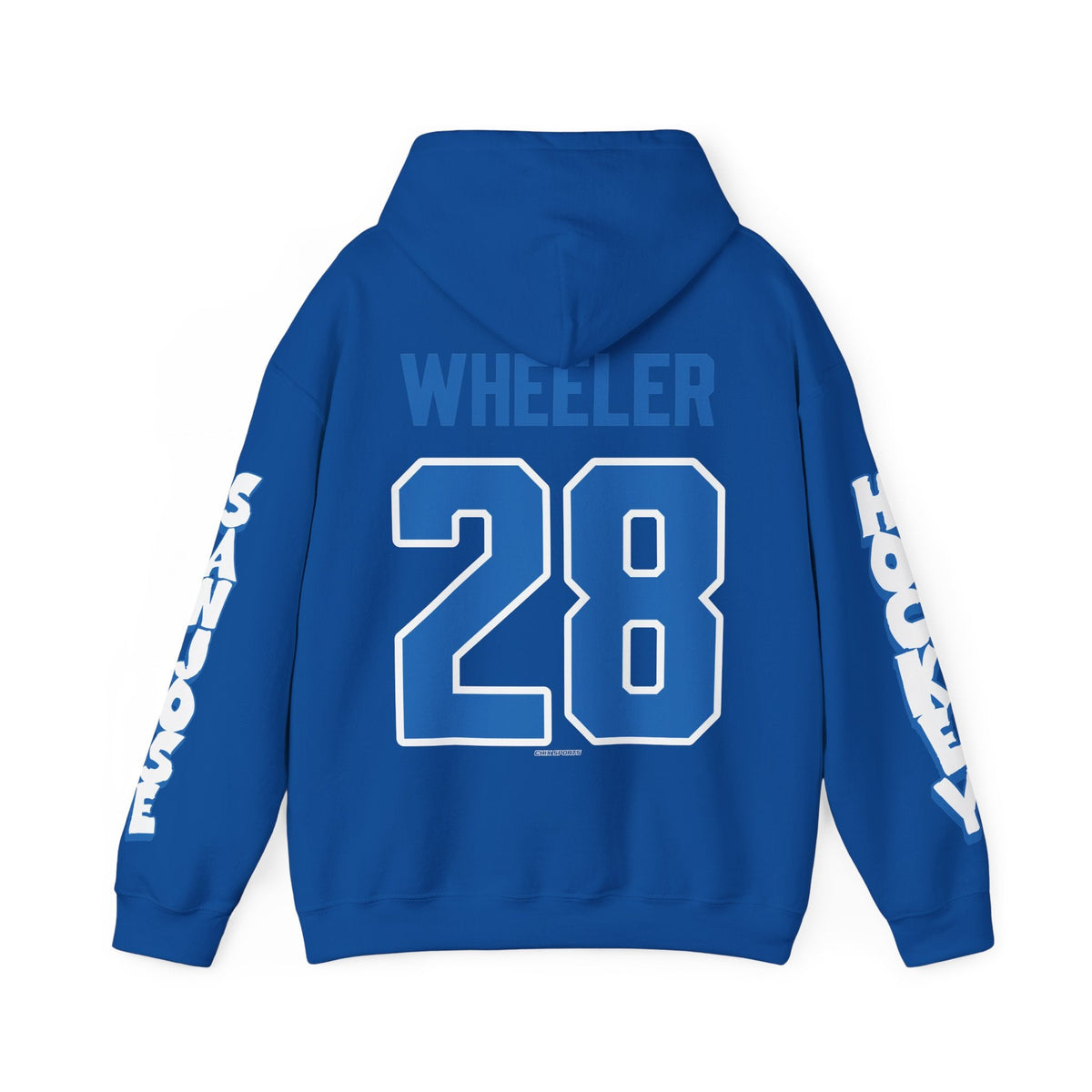 Maddi Wheeler San Jose Women's Hockey Unisex Hoodie in Royal | Chix Sports