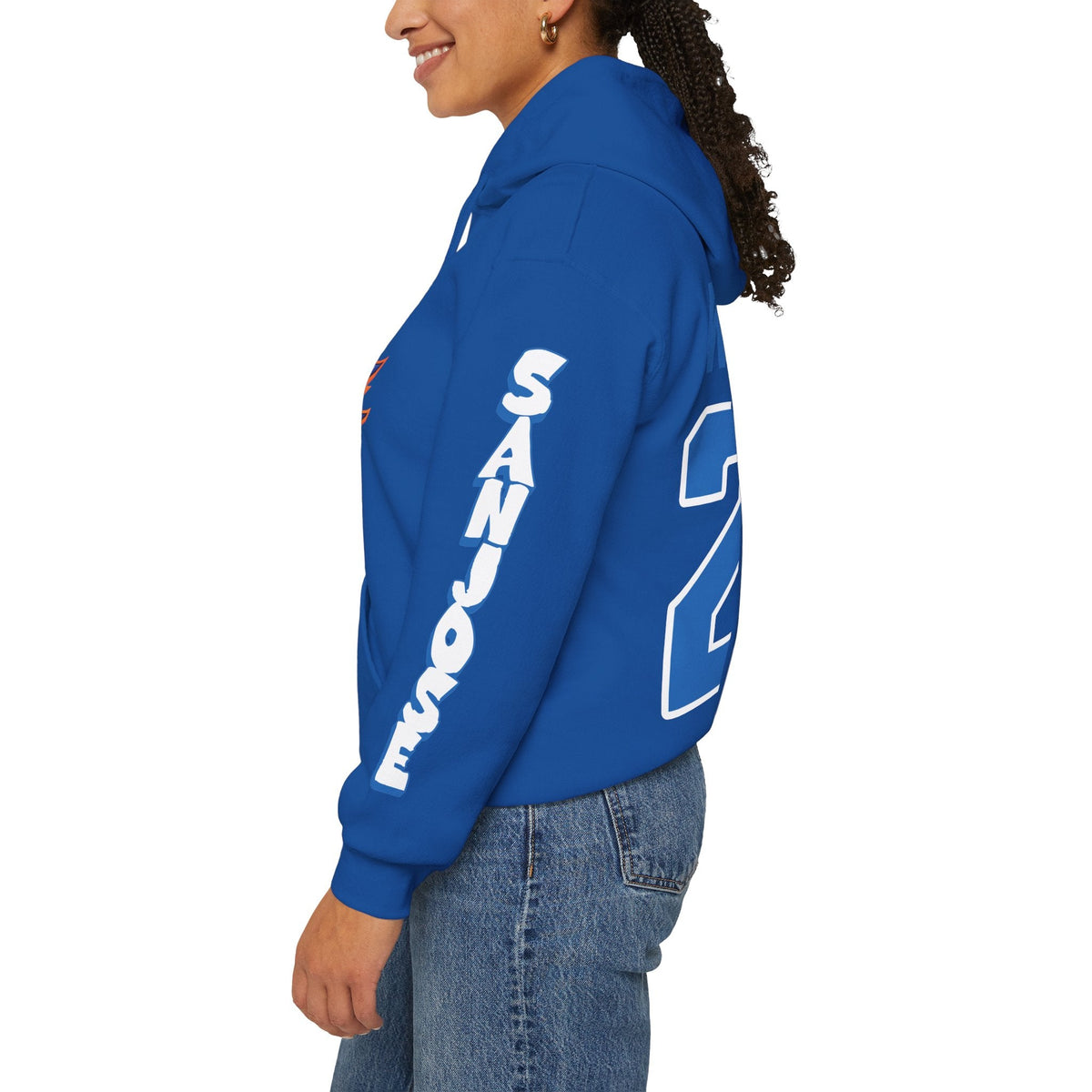 Maddi Wheeler San Jose Women's Hockey Unisex Hoodie in Royal | Chix Sports