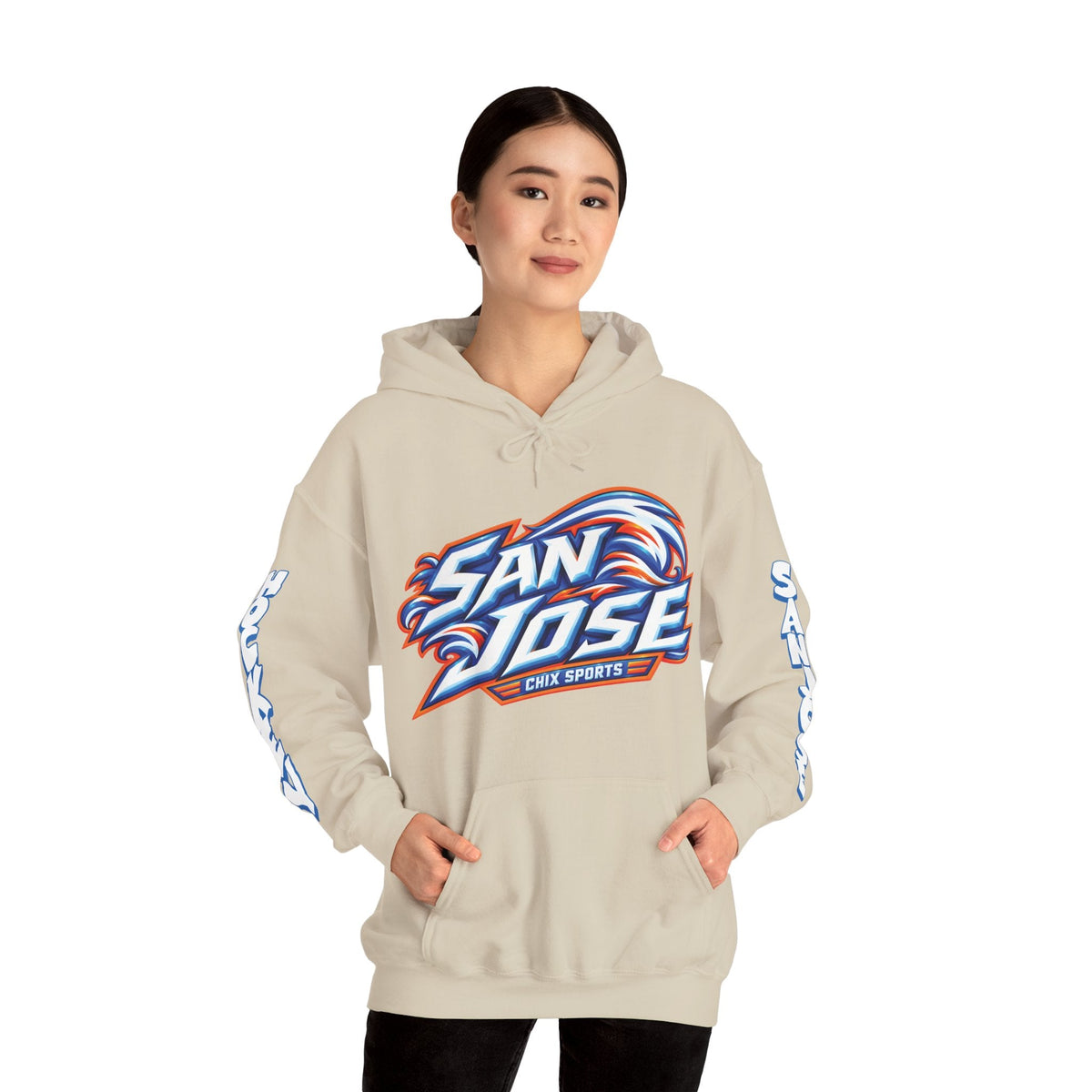 Maddi Wheeler San Jose Women's Hockey Unisex Hoodie in Royal | Chix Sports
