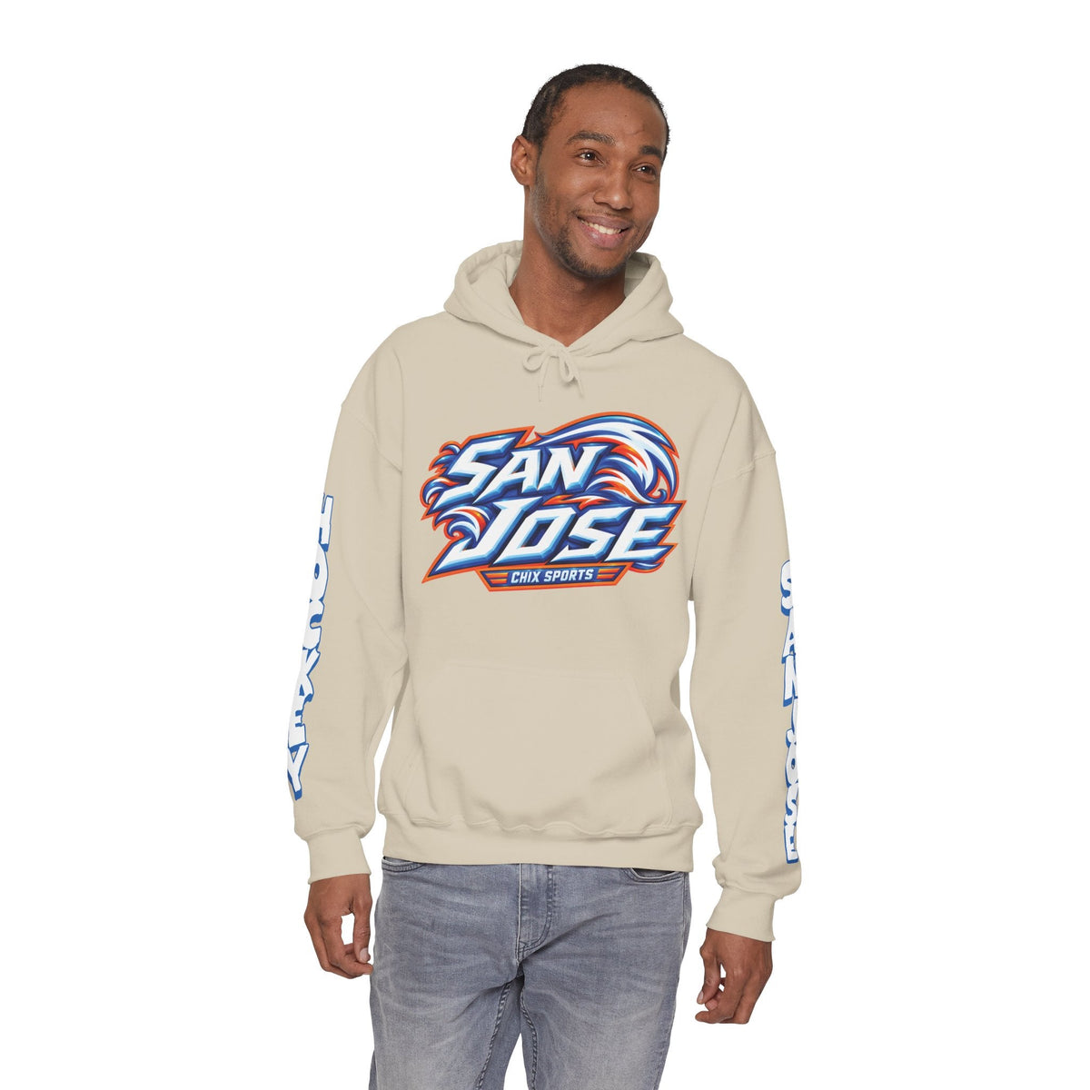 Maddi Wheeler San Jose Women's Hockey Unisex Hoodie in Royal | Chix Sports