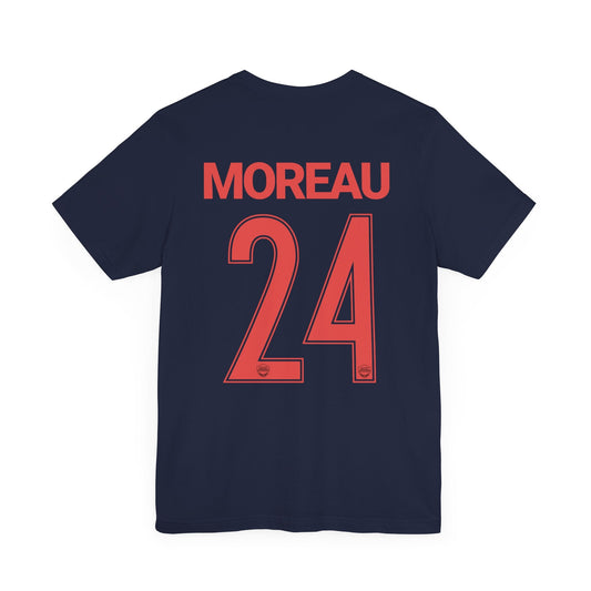 Maddie Moreau 24 Bay City Soccer Softblend T-shirt | Chix Sports