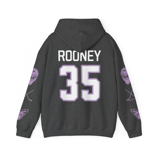 Maddie Rooney 35 Frost Hockey Heavy Hoodie | Chix Sports