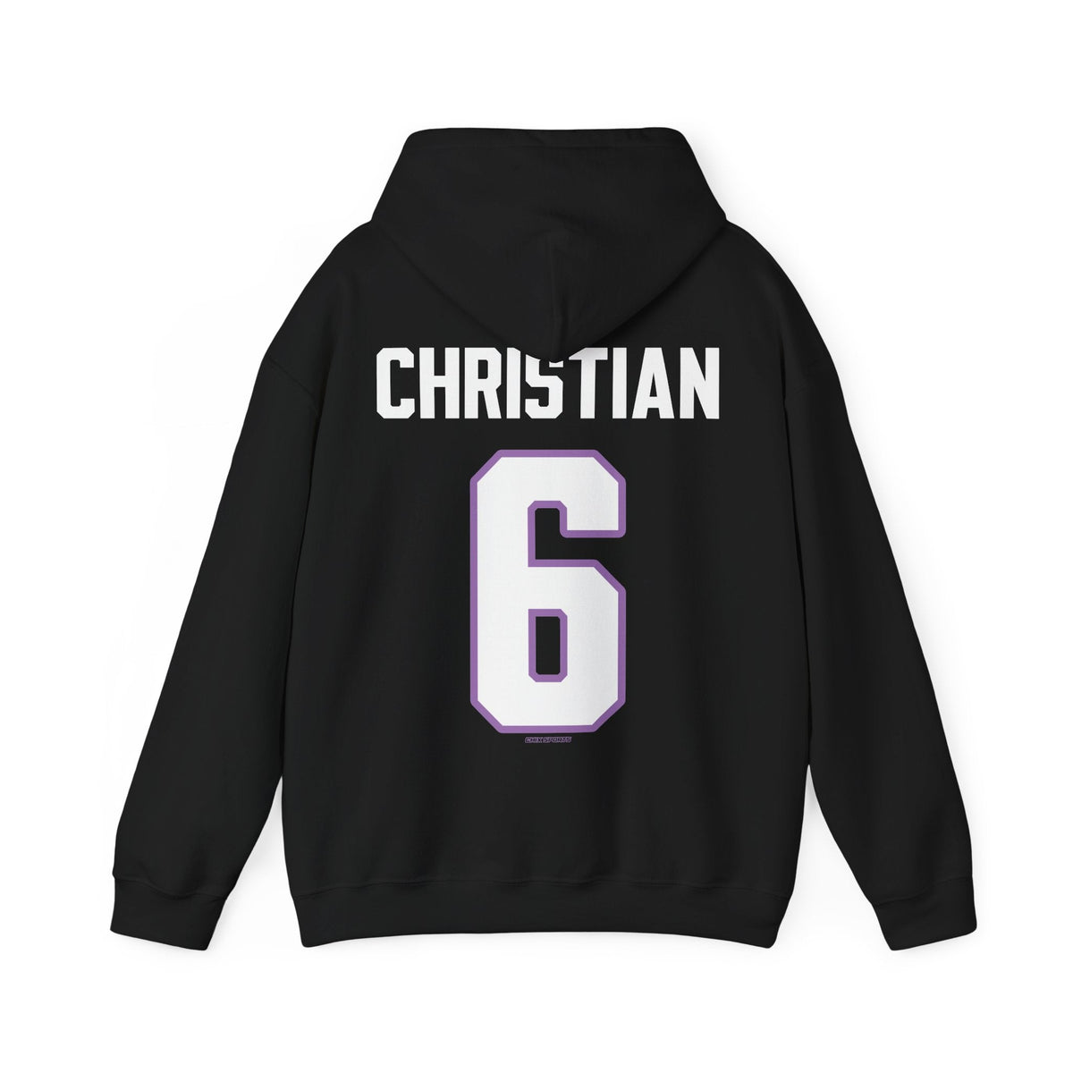 Maddy Christian Frost Unisex Hoodie in Black | Chix Sports