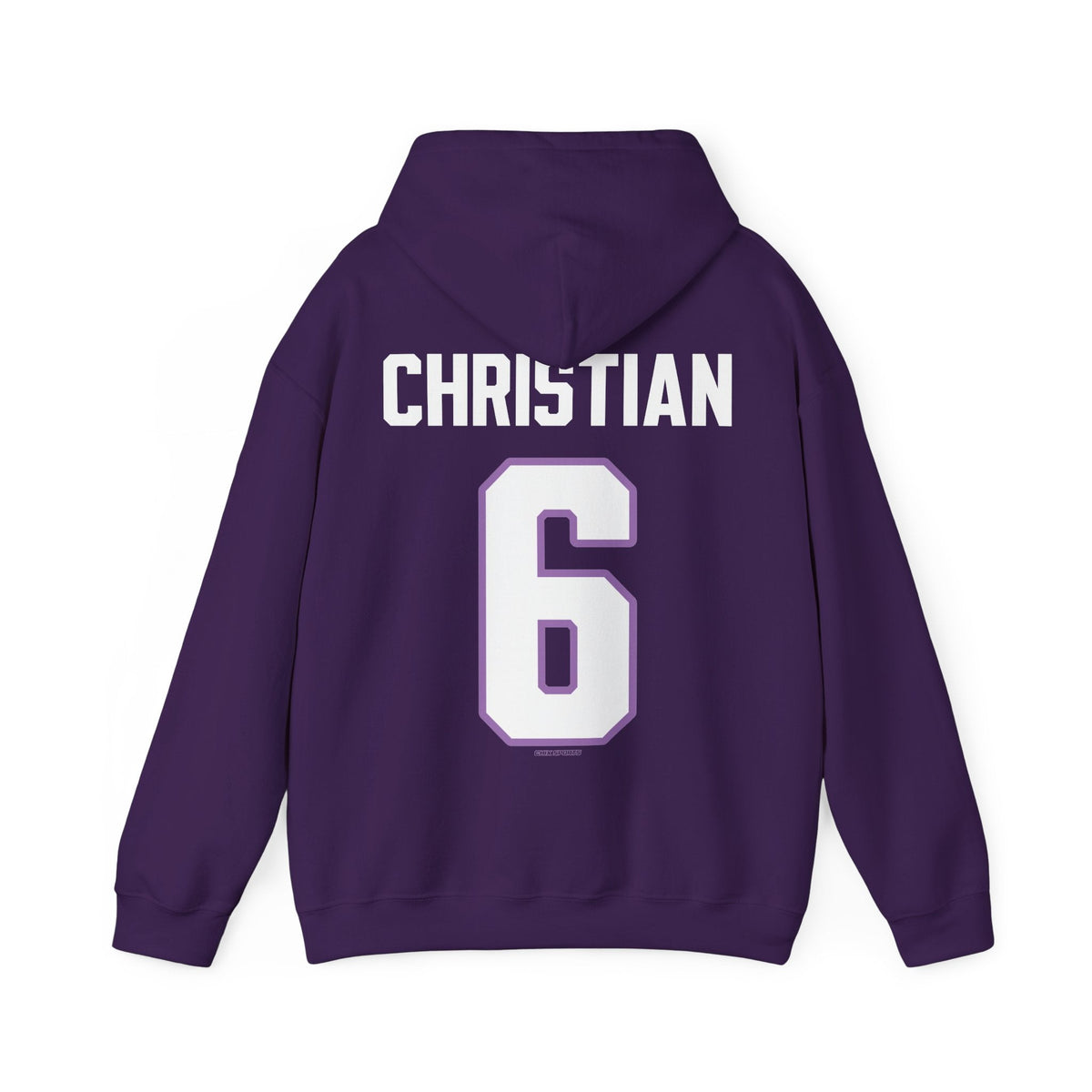 Maddy Christian Frost Unisex Hoodie in Purple | Chix Sports
