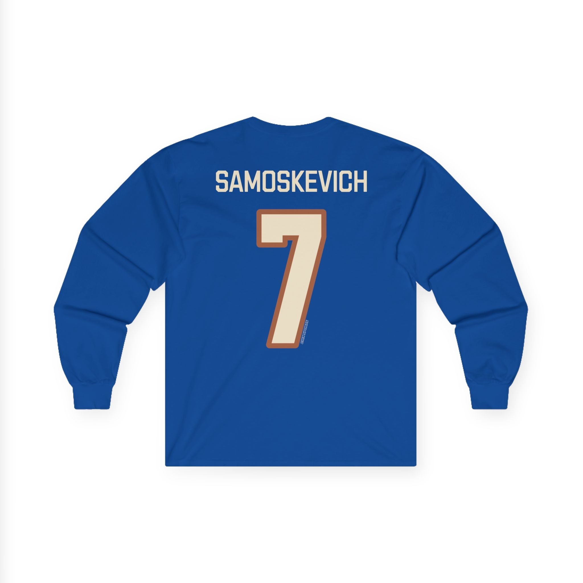 Madison Samoskevich Goldeneyes Unisex Long Sleeve Shirt | Chix Sports