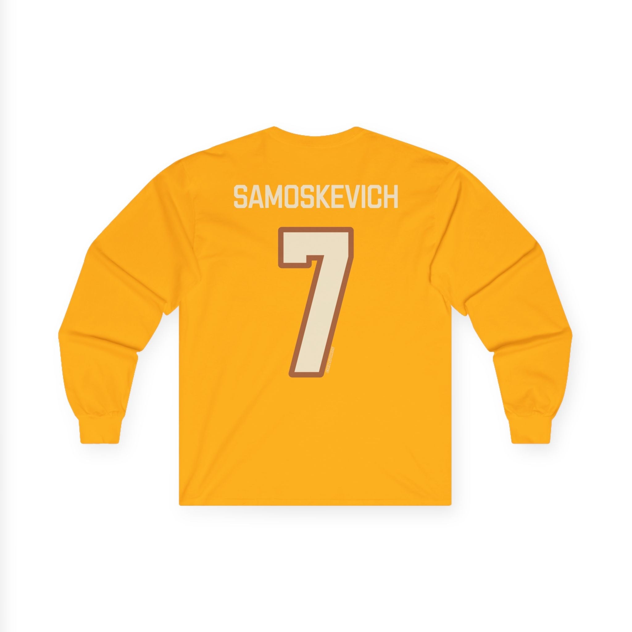 Madison Samoskevich Goldeneyes Unisex Long Sleeve Shirt | Chix Sports