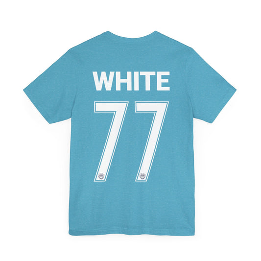 Madison White Racing Goalie Softblend T-shirt | Chix Sports