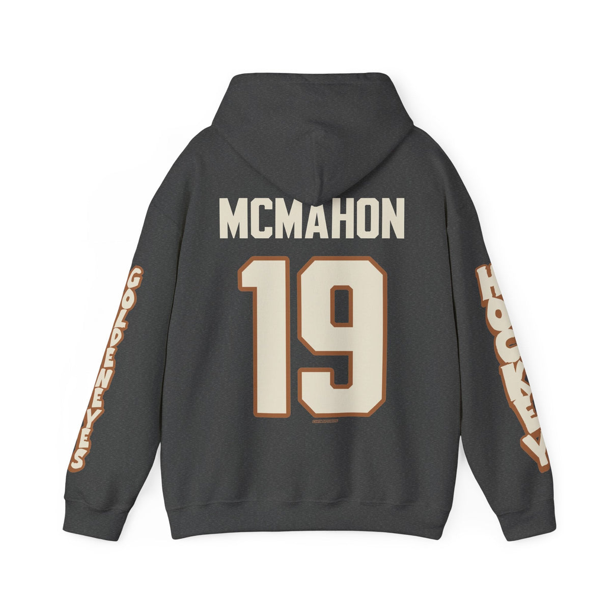 Mannon McMahon Goldeneyes Unisex Hoodie in Dark Heather | Chix Sports