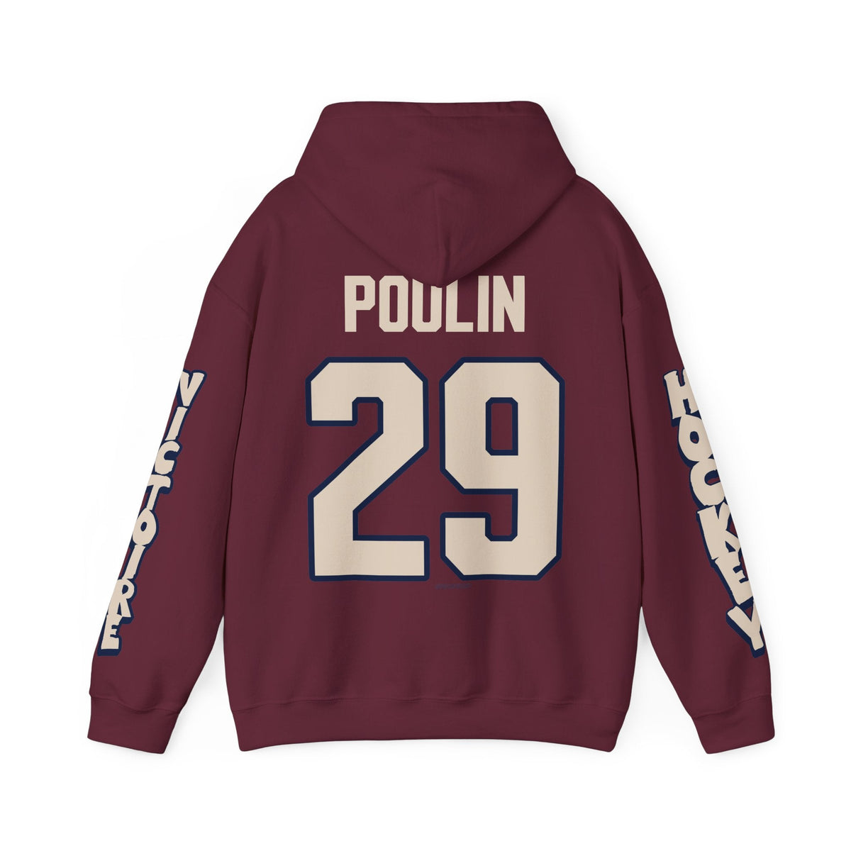 Marie-Philip Poulin Victoire Unisex City Hoodie in Maroon | Chix Sports