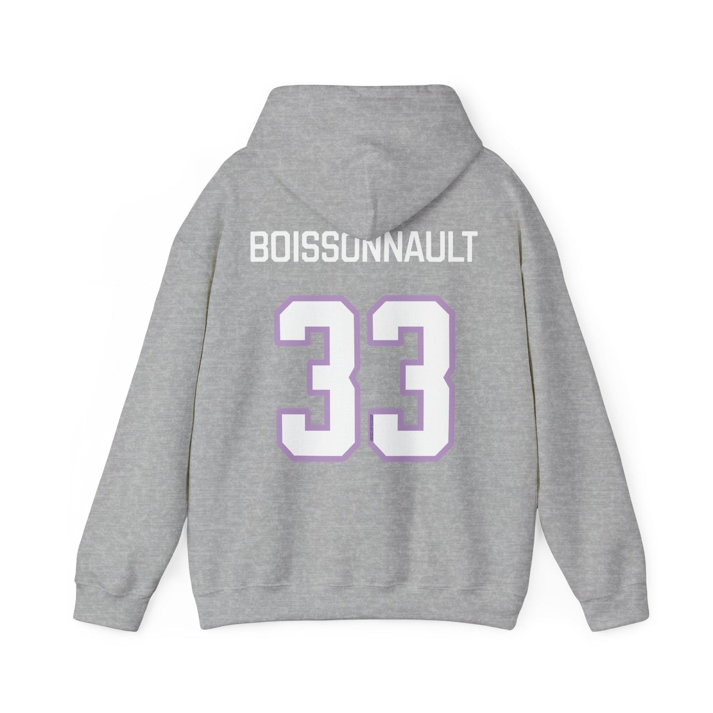 Marlene Boissonnault 33 Frost Heavy Hoodie (w/o sleeve print) | Chix Sports