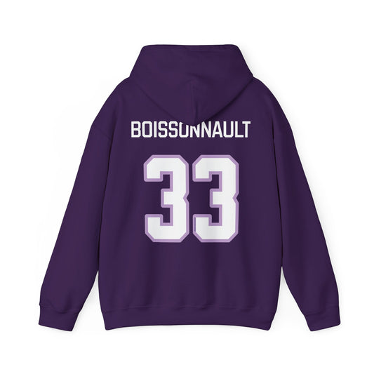 Marlene Boissonnault 33 Frost Heavy Hoodie (w/o sleeve print) | Chix Sports