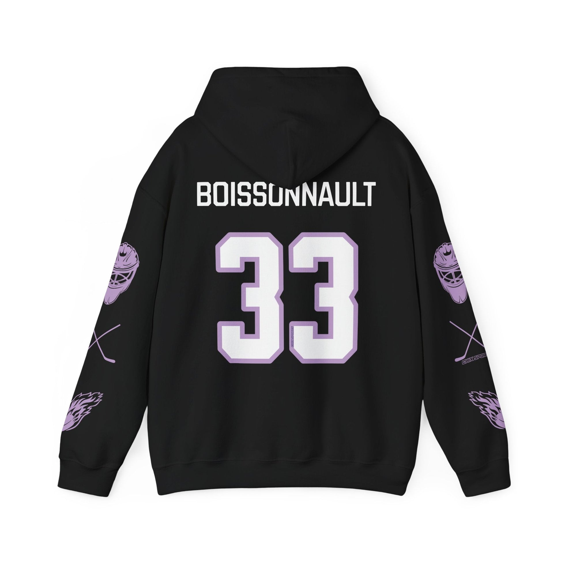 Marlene Boissonnault 33 Frost Hockey Heavy Hoodie | Chix Sports