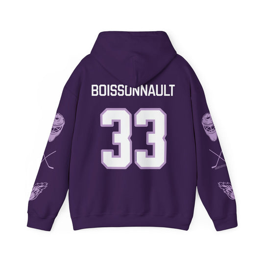 Marlene Boissonnault 33 Frost Hockey Heavy Hoodie | Chix Sports