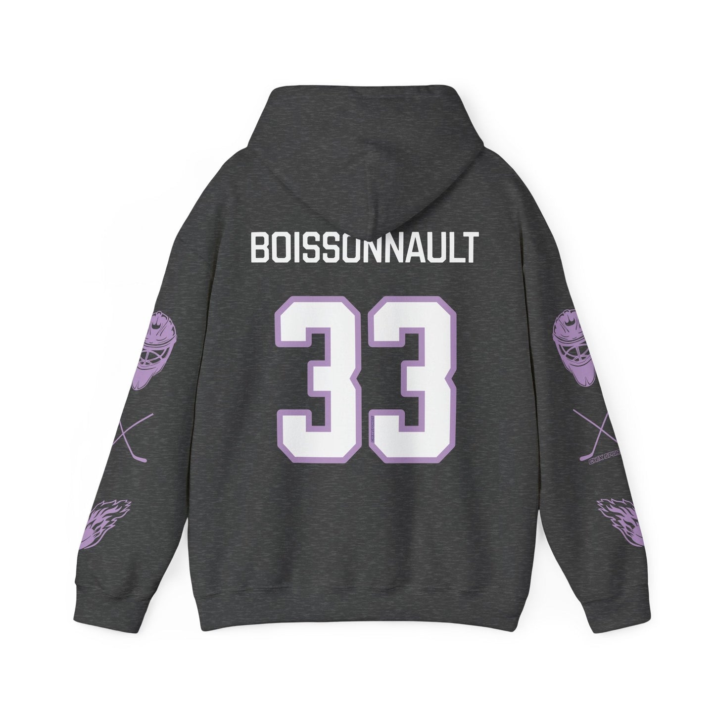 Marlene Boissonnault 33 Frost Hockey Heavy Hoodie | Chix Sports