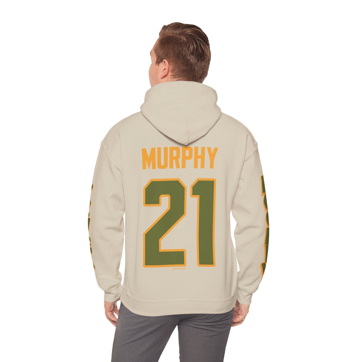 Maureen Murphy Las Vegas Women's Hockey Unisex Hoodie in Military Green | Chix Sports
