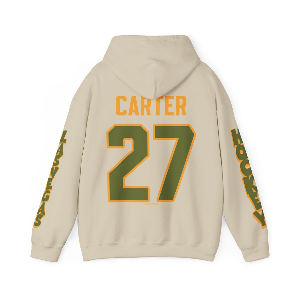 Megan Carter Las Vegas Women's Hockey Unisex Hoodie in Sand | Chix Sports