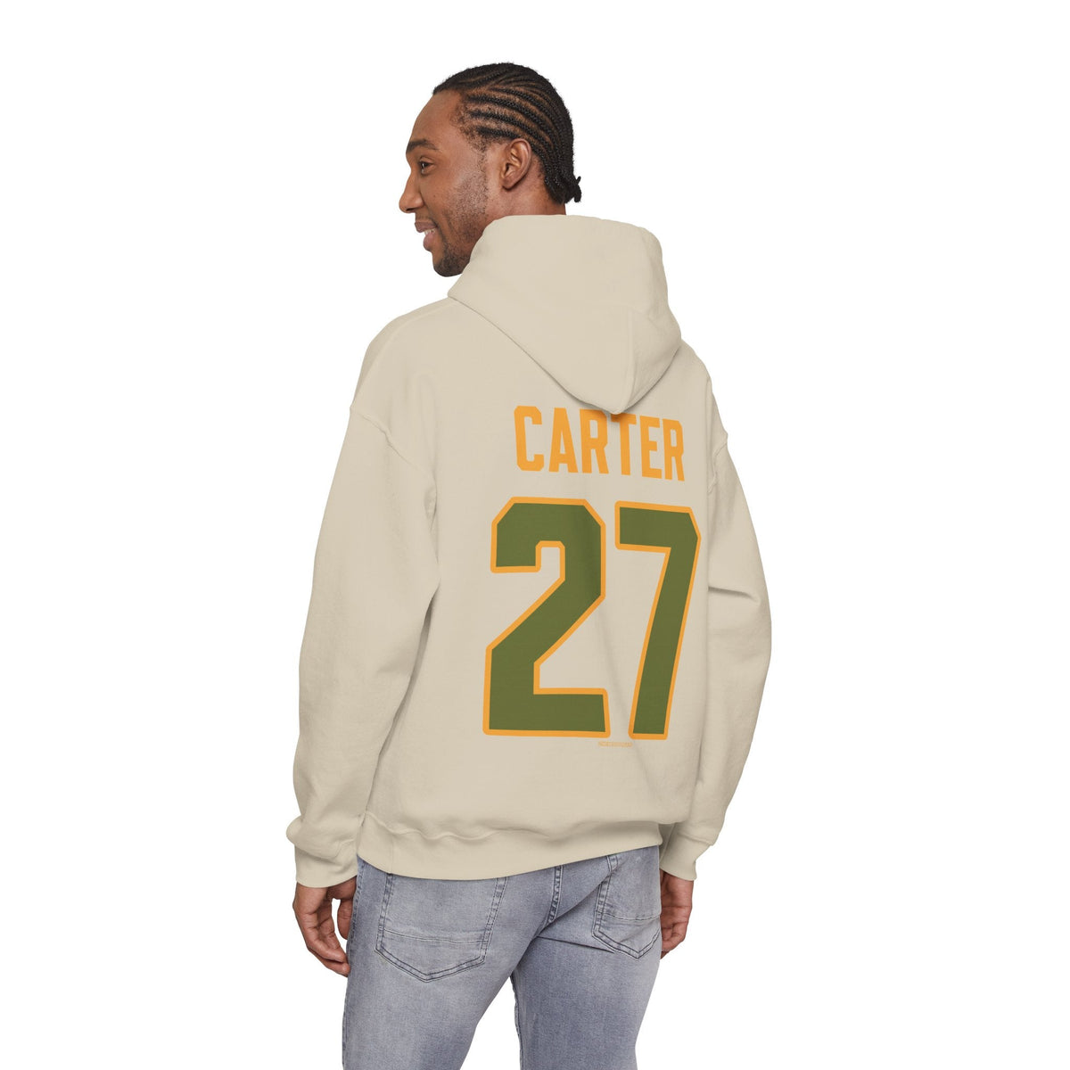 Megan Carter Las Vegas Women's Hockey Unisex Hoodie in Military Green | Chix Sports
