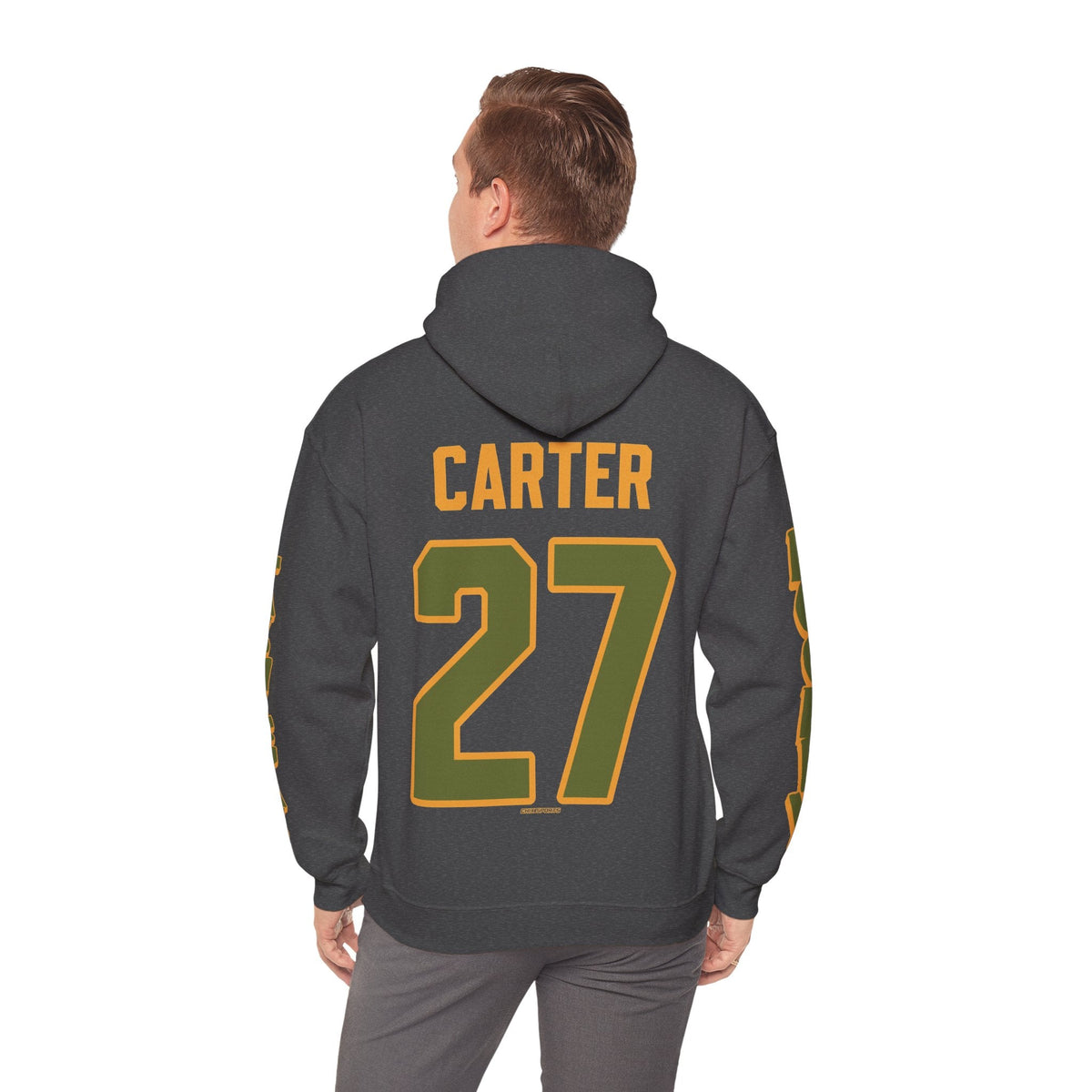 Megan Carter Las Vegas Women's Hockey Unisex Hoodie in Military Green | Chix Sports