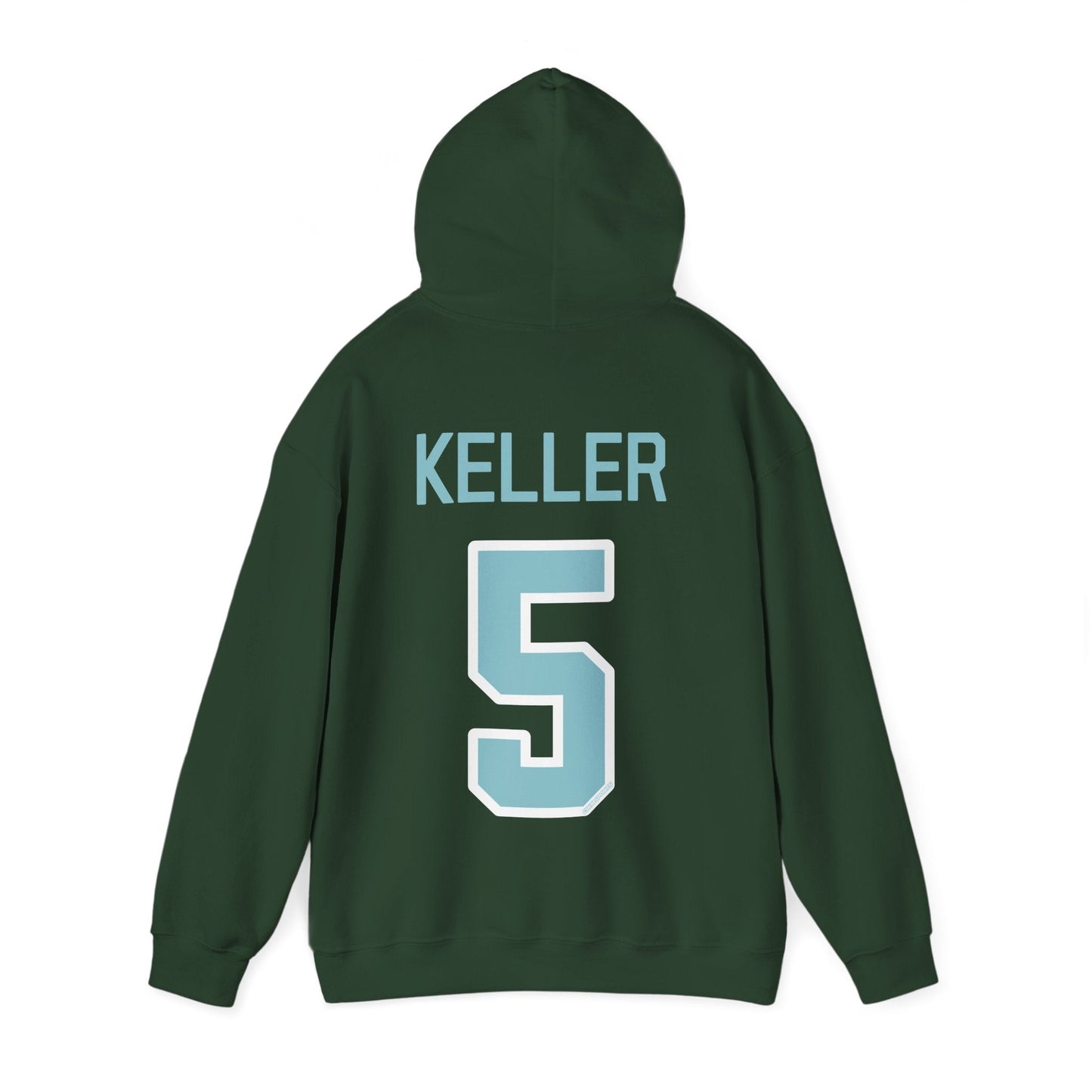 Megan Keller 5 Heavy Fleet Hoodie - No Sleeve Print | Chix Sports