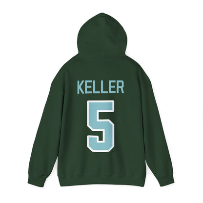 Megan Keller 5 Heavy Fleet Hoodie - No Sleeve Print | Chix Sports