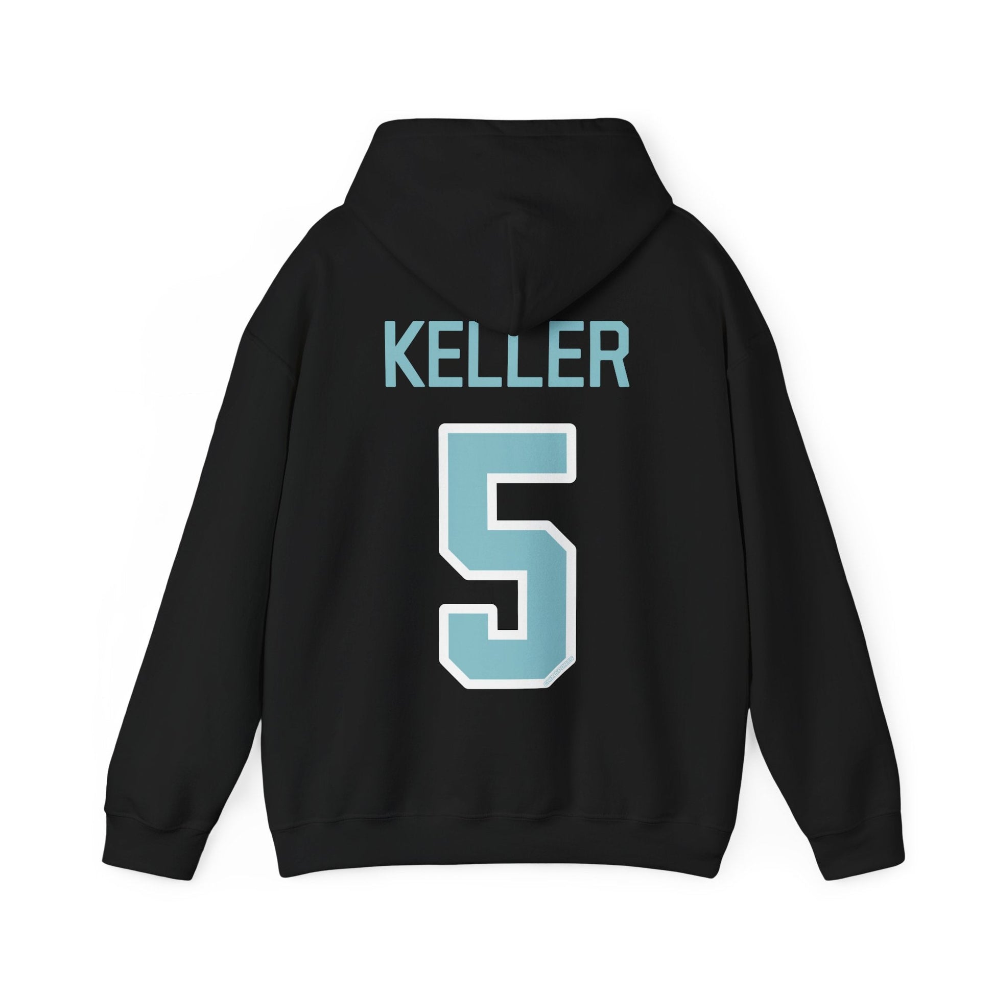 Megan Keller 5 Heavy Fleet Hoodie - No Sleeve Print | Chix Sports