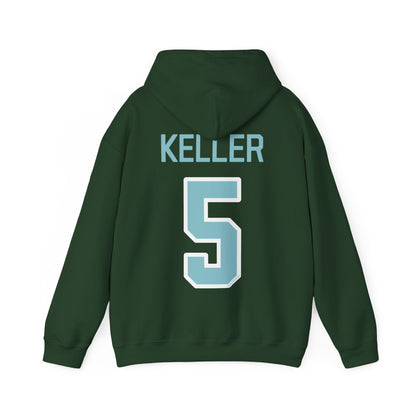Megan Keller 5 Heavy Fleet Hoodie - No Sleeve Print | Chix Sports