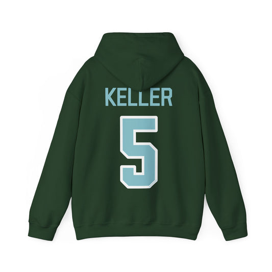 Megan Keller 5 Heavy Fleet Hoodie - No Sleeve Print | Chix Sports