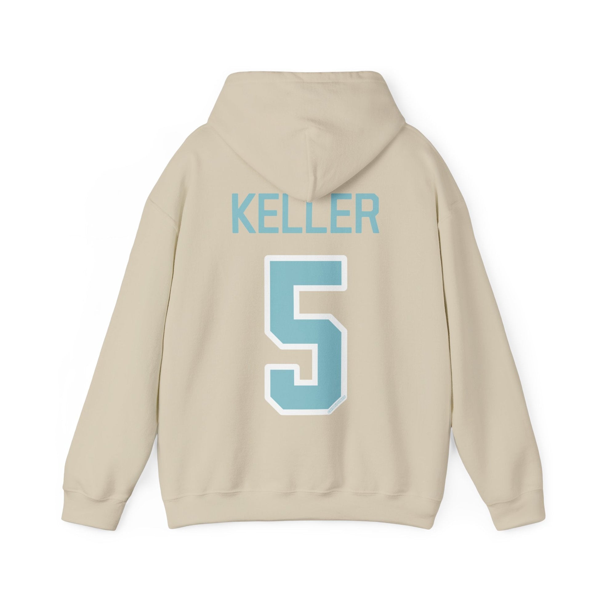 Megan Keller 5 Heavy Fleet Hoodie - No Sleeve Print | Chix Sports