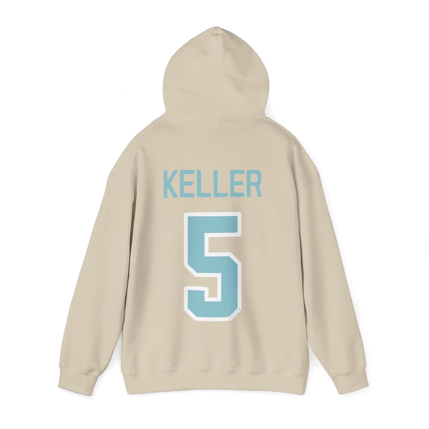 Megan Keller 5 Heavy Fleet Hoodie - No Sleeve Print | Chix Sports