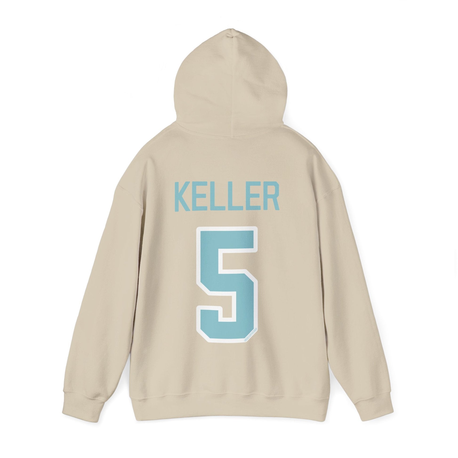 Megan Keller 5 Heavy Fleet Hoodie - No Sleeve Print | Chix Sports