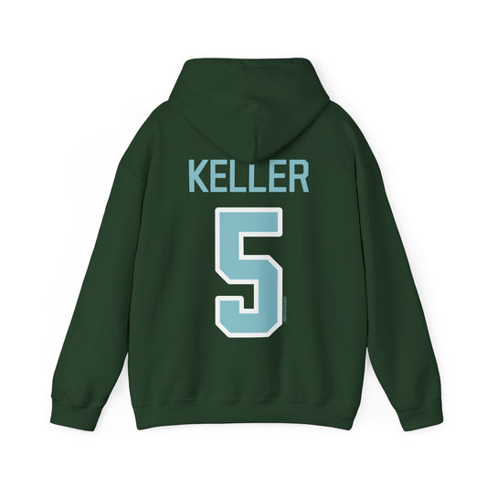 Megan Keller 5 Unisex Fleet Hoodie - No Sleeve Print | Chix Sports