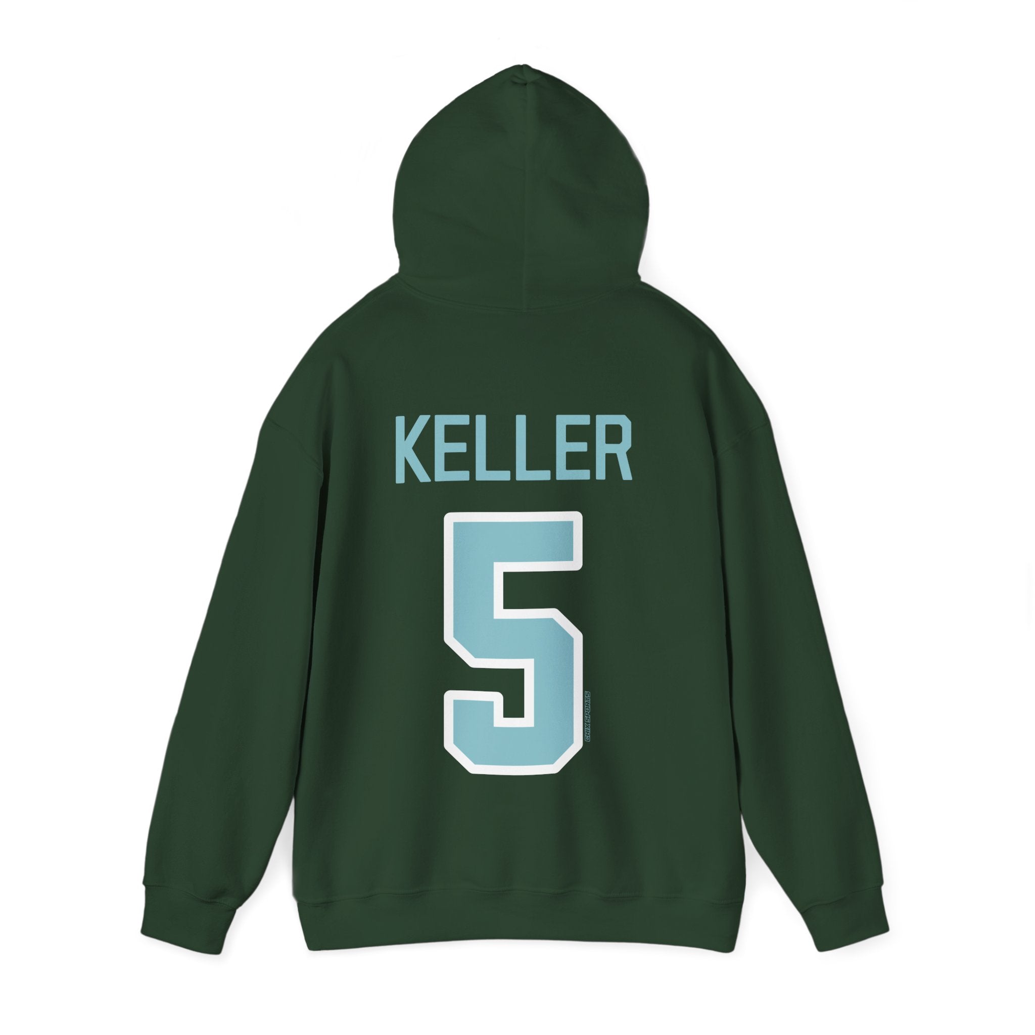 Megan Keller 5 Unisex Fleet Hoodie - No Sleeve Print | Chix Sports