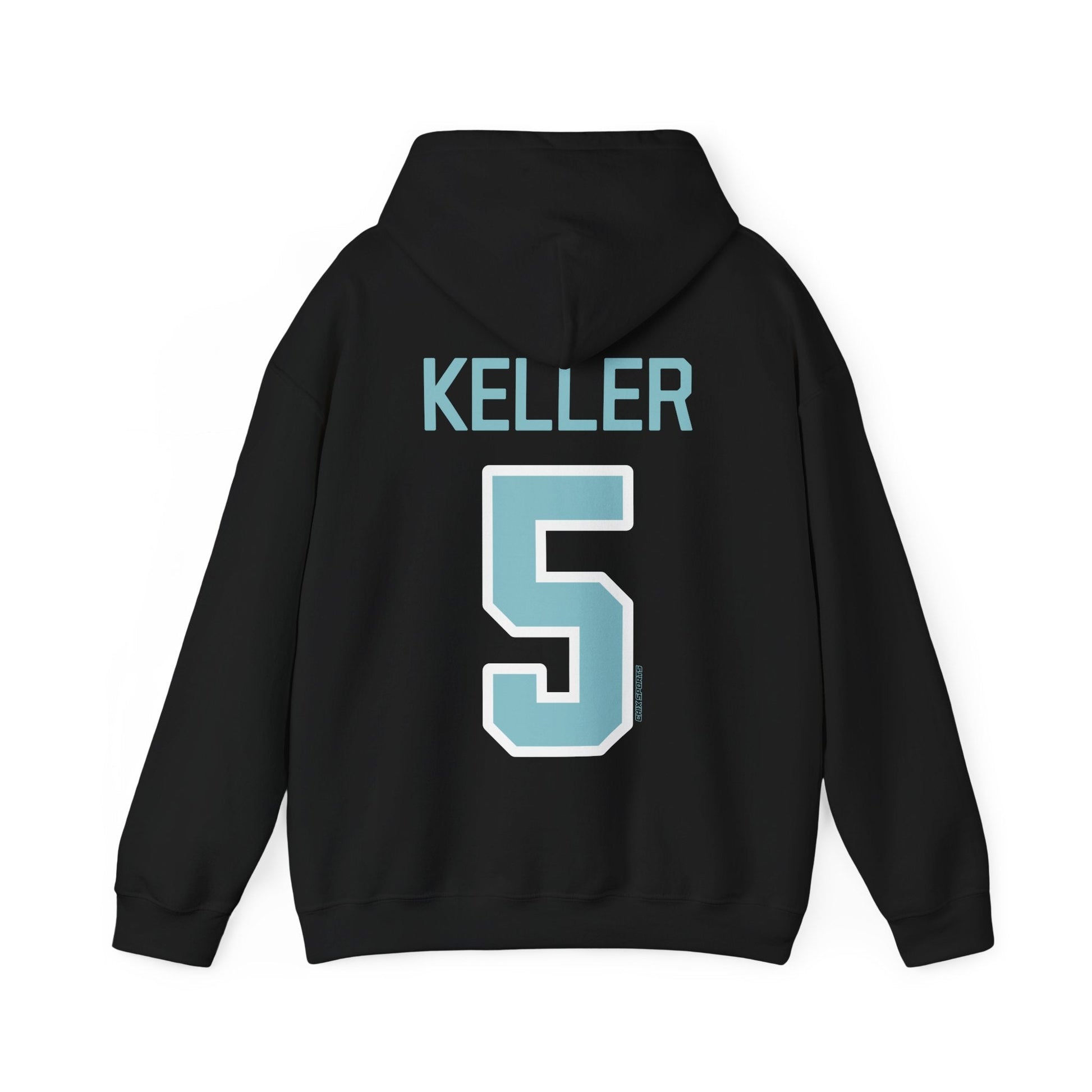 Megan Keller 5 Unisex Fleet Hoodie - No Sleeve Print | Chix Sports