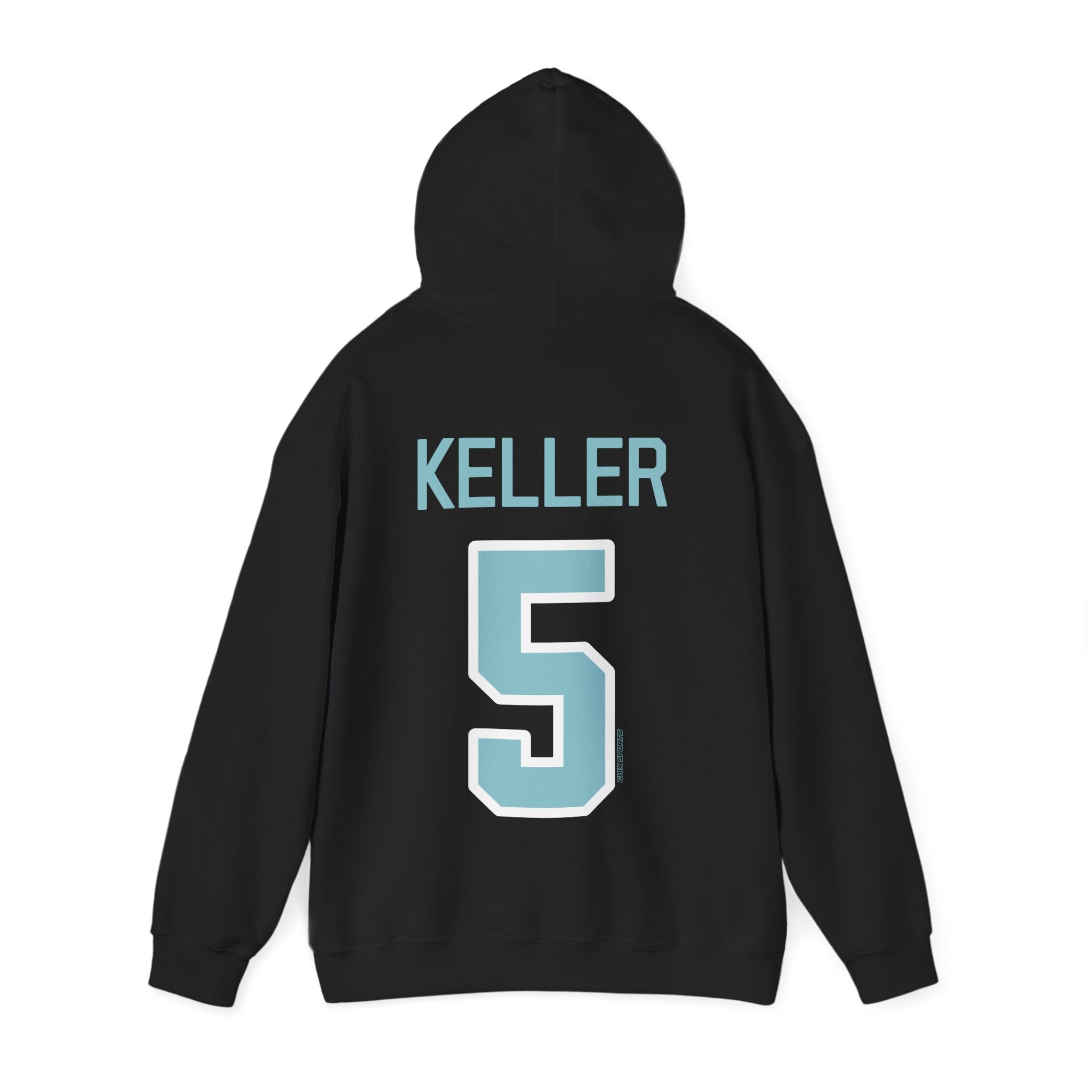 Megan Keller 5 Unisex Fleet Hoodie - No Sleeve Print | Chix Sports