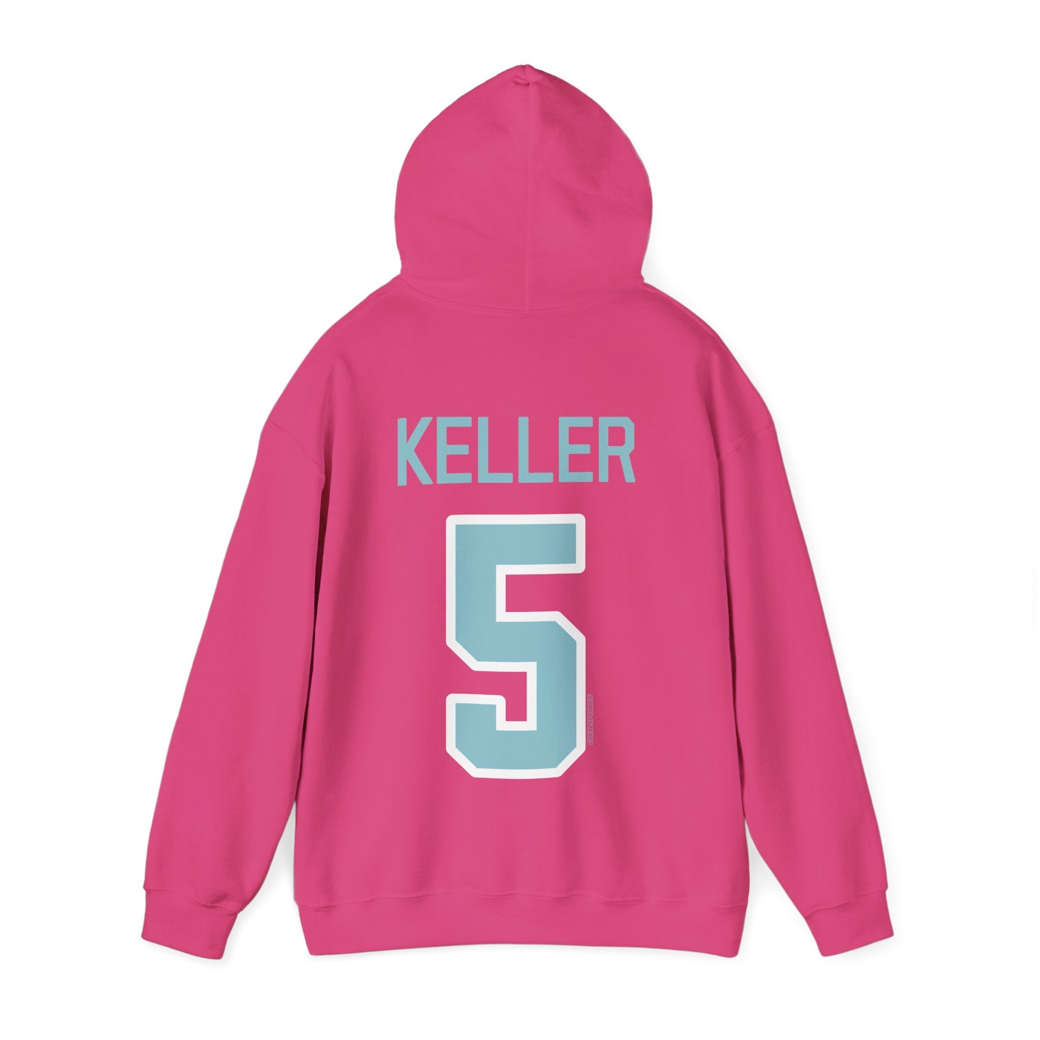 Megan Keller 5 Unisex Fleet Hoodie - No Sleeve Print | Chix Sports