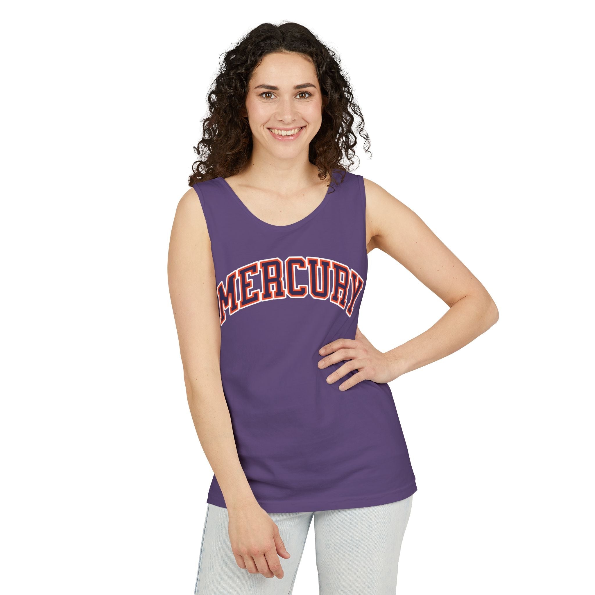 Mercury Arch Basketball Unisex Tank Top | Chix Sports
