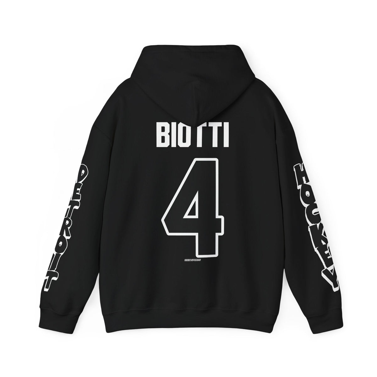 Mia Biotti Detroit Hockey Club Unisex Hoodie in Black | Chix Sports