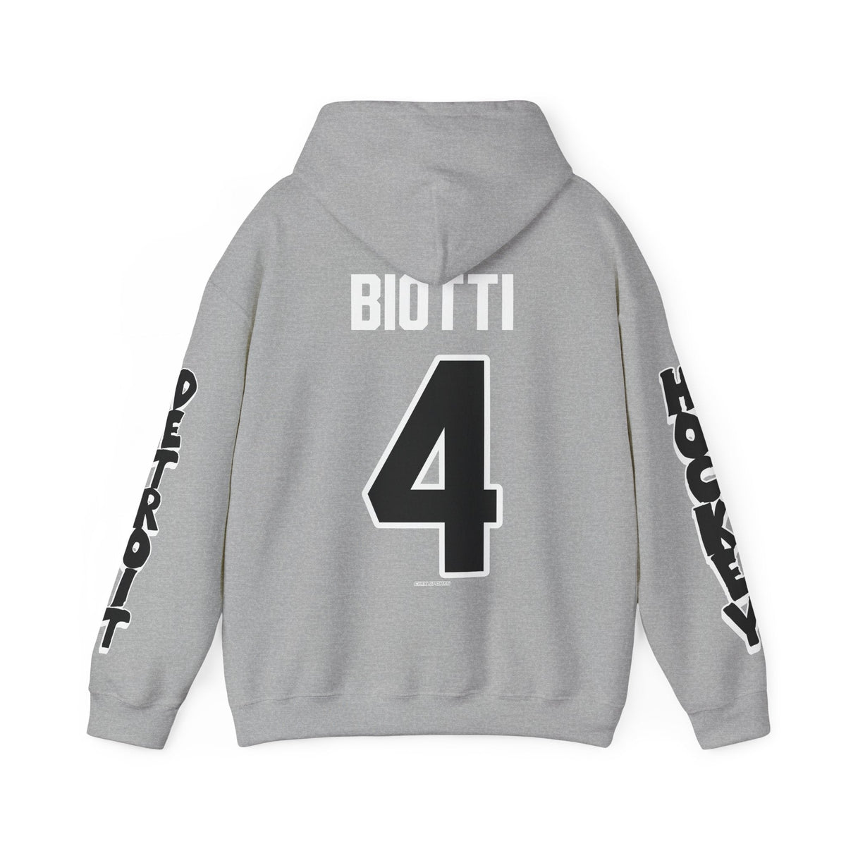 Mia Biotti Detroit Hockey Club Unisex Hoodie in Sport Grey | Chix Sports