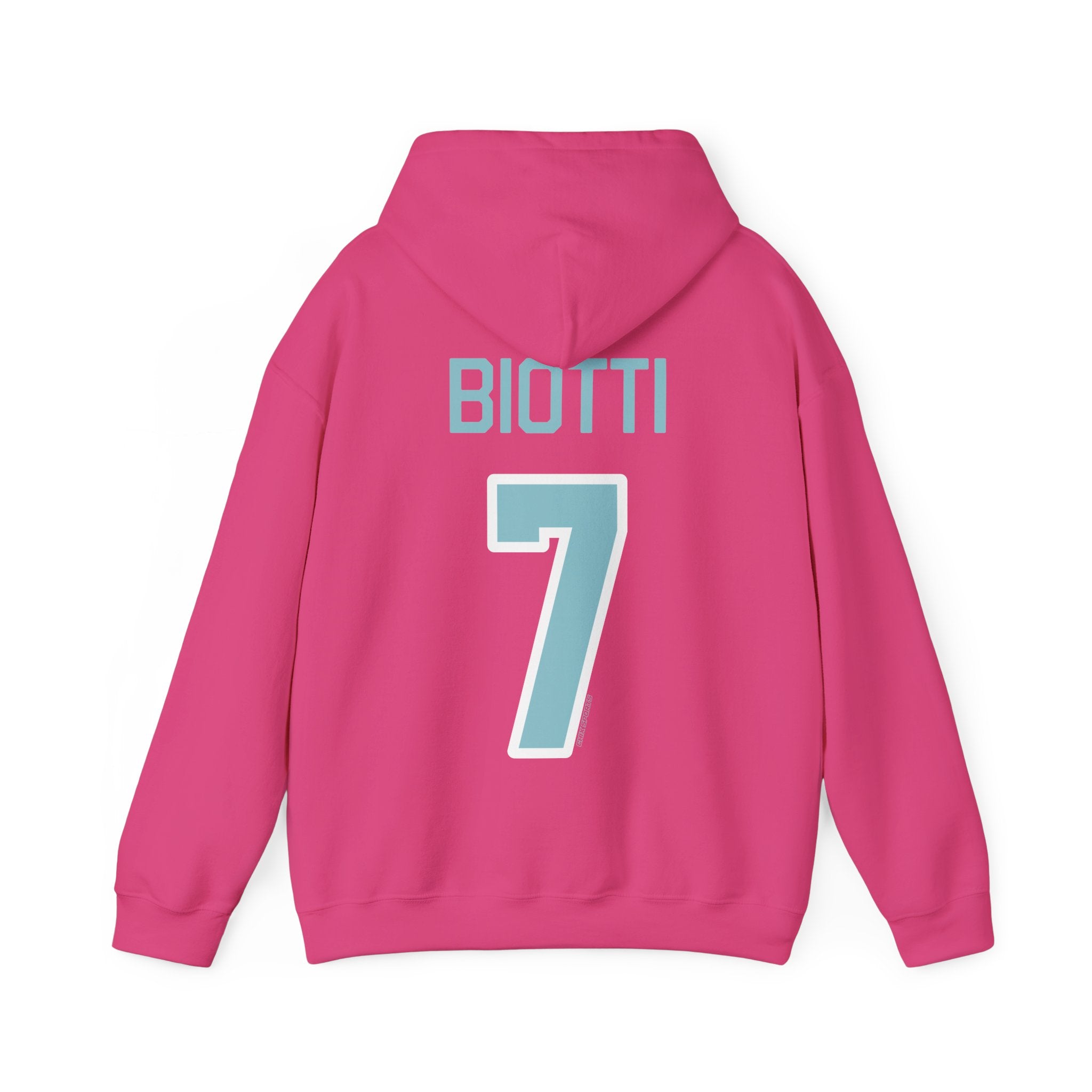 Mia Biotti Unisex Fleet Hoodie - No Sleeve Print | Chix Sports