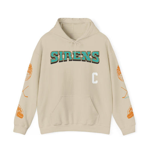 Micah Zandee - Hart 28 Sirens Hockey Captain Heavy Hoodie | Chix Sports