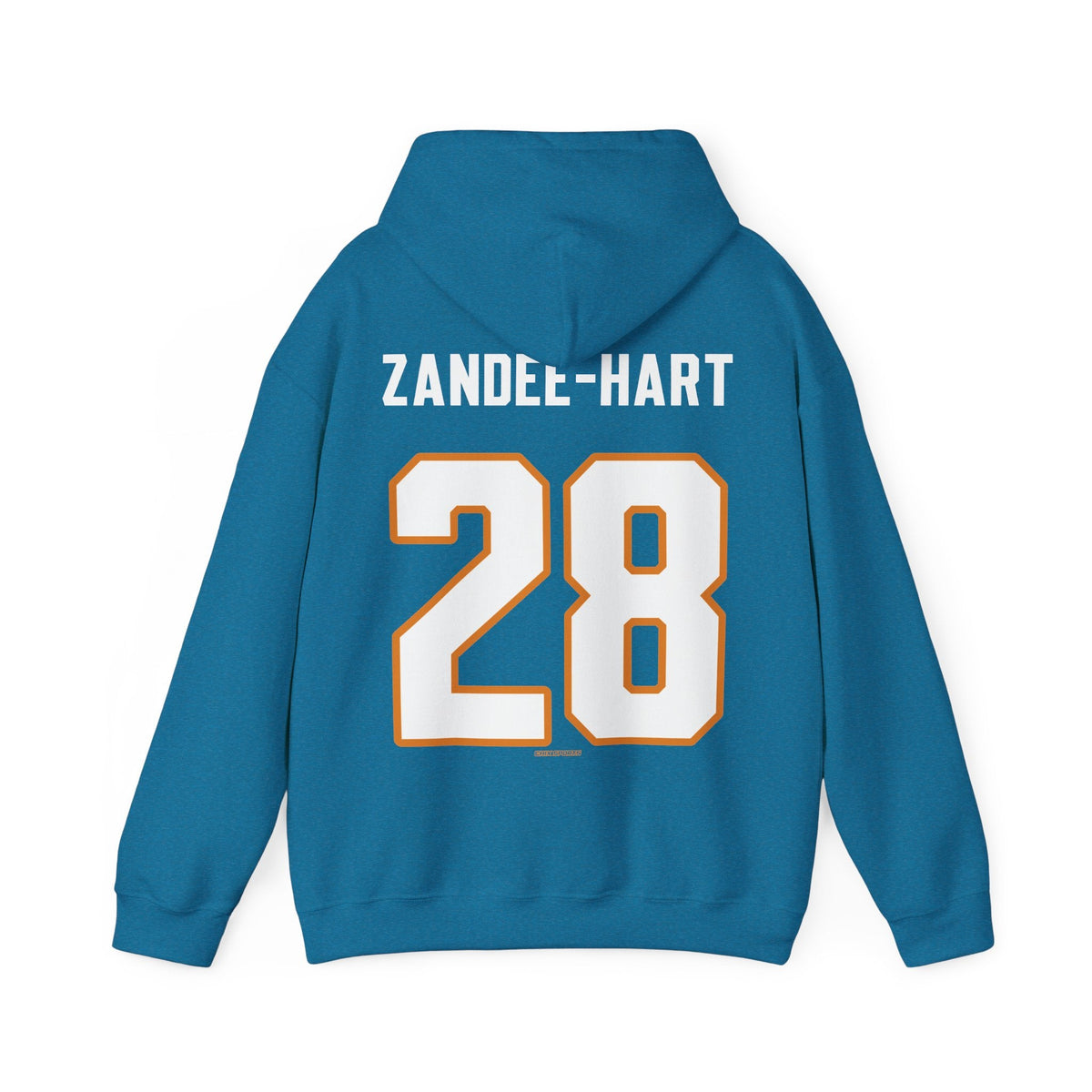 Micah Zandee-Hart Sirens Unisex Hoodie in Antique Sapphire | Chix Sports