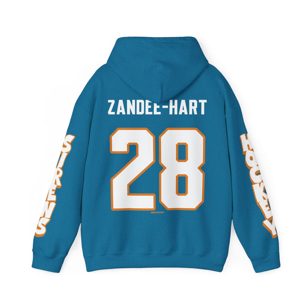 Micah Zandee-Hart Sirens Unisex Hoodie in Antique Sapphire | Chix Sports