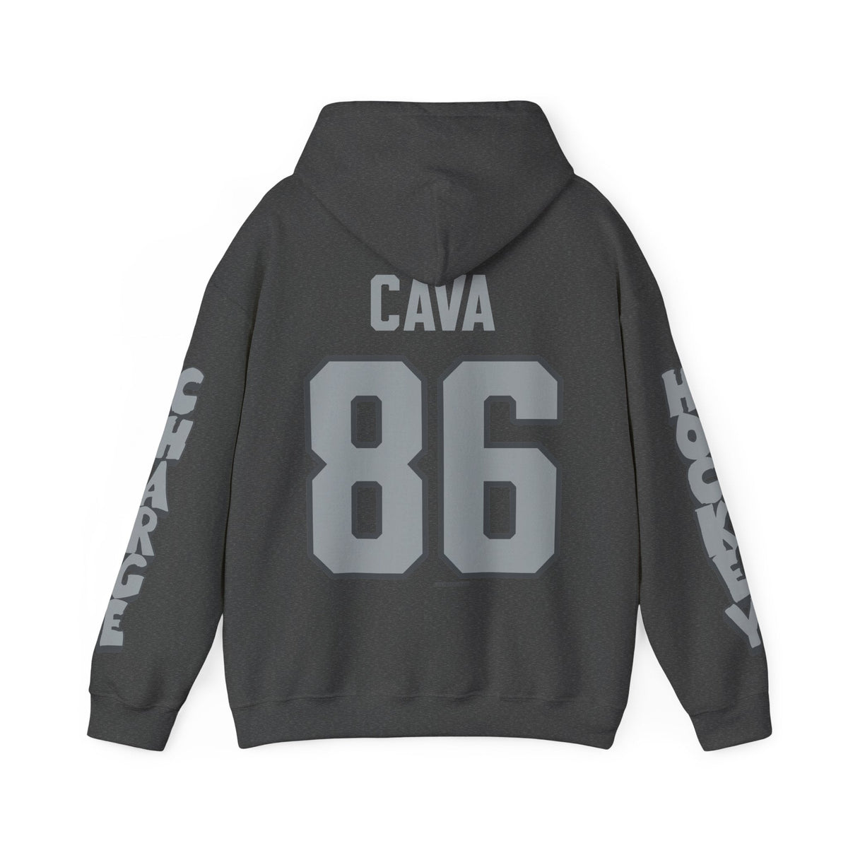 Michaela Cava Charge Unisex Power Hoodie in Dark Heather | Chix Sports