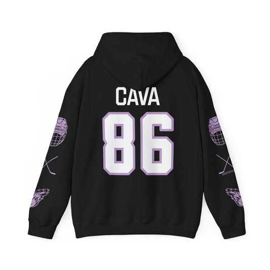 Michela Cava 86 Frost Hockey Heavy Hoodie | Chix Sports