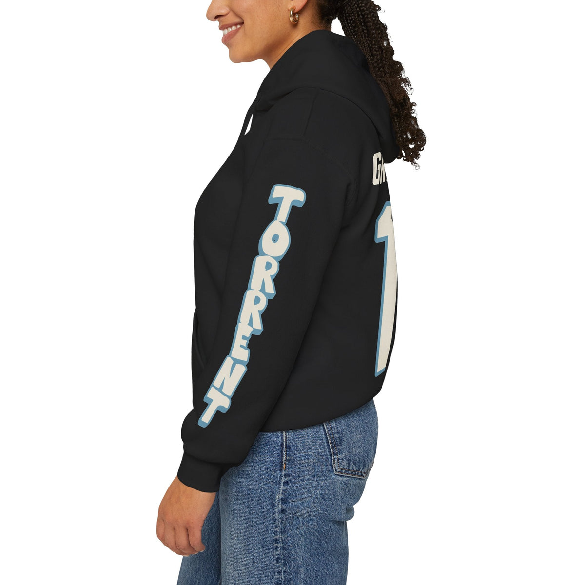 Mikyla Grant-Mentis Torrent Unisex Hoodie in Antique Sapphire | Chix Sports