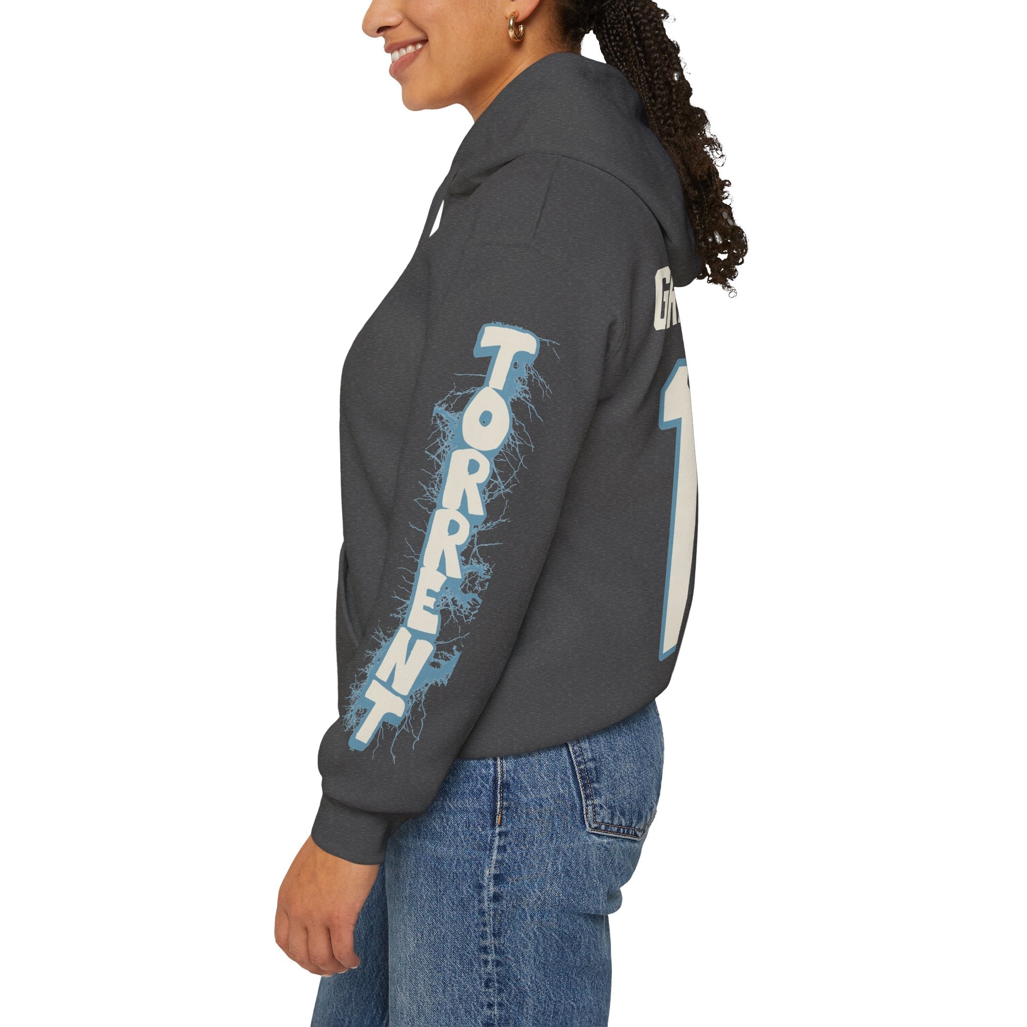 Mikyla Grant-Mentis Torrent Unisex Hoodie in Antique Sapphire | Chix Sports